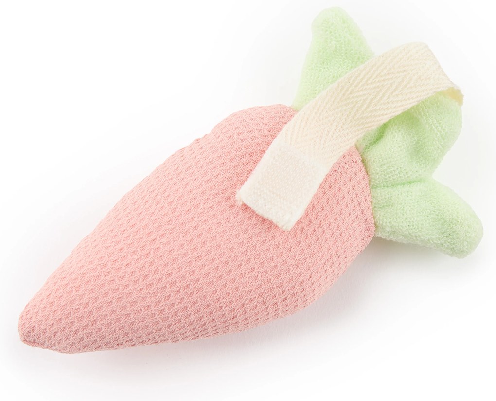 Bieco - Anello in legno con tre giocattoli rimovibili - coniglietto Fine