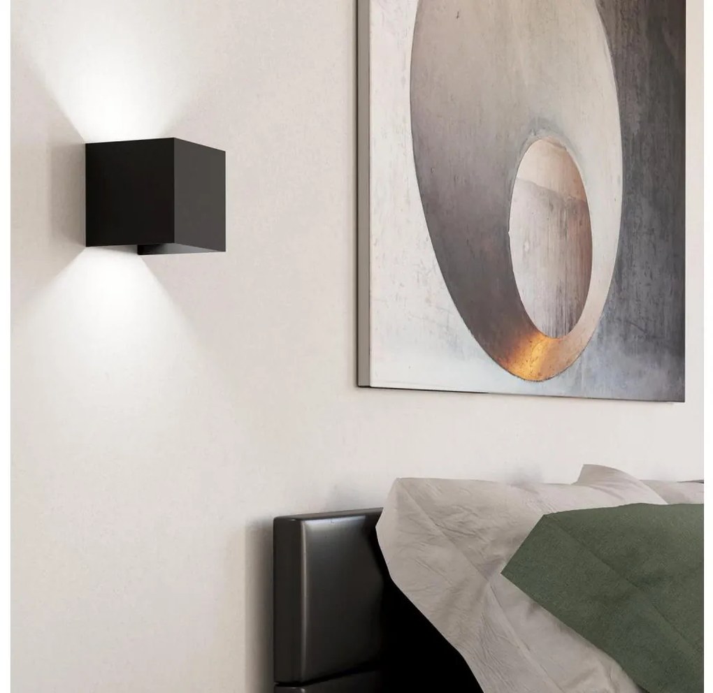 Eglo 901049 - Applique a LED VALMONTONE 2xLED/1,5W/230V 3000K nero