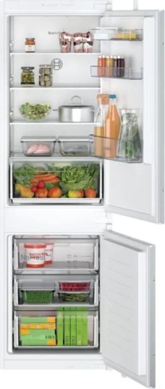 Bosch - Serie 2 KIN86NSE0 frigorifero con congelatore Da incasso 260 l e Bianco