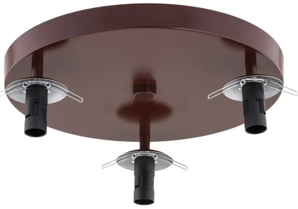Argon 6292 - Plafoniera FABIO 3xE14/7W/230V alabastro marrone