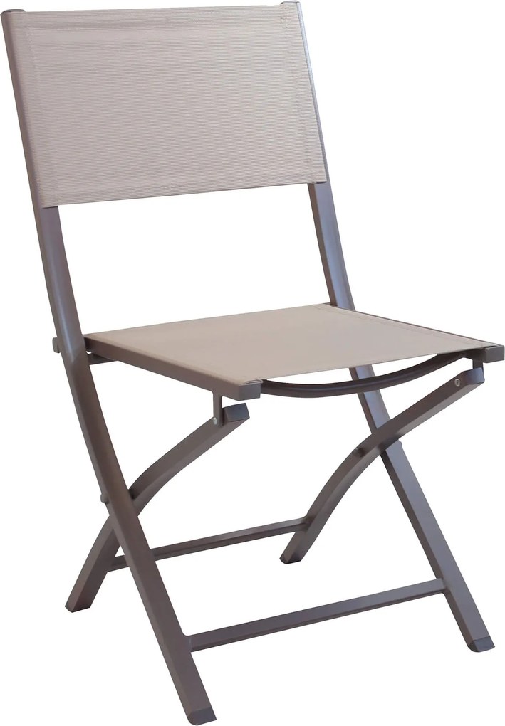GAJA - sedia da giardino in alluminio e textilene pieghevole salvaspazio