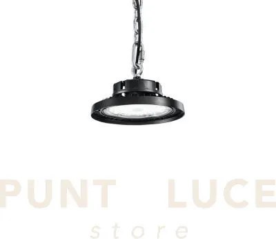 Plafoniera led avrocar nera in alluminio 100w 15000lm 4000k d.23,7c...