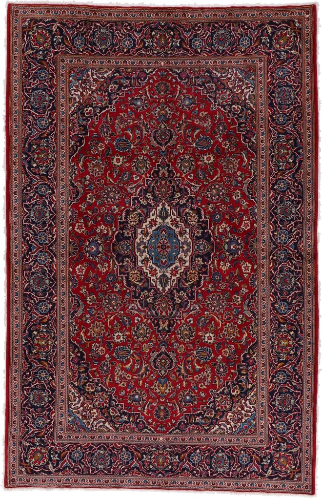 Kashan Tappeto 200 x 310 (Iran) Annodato A Mano