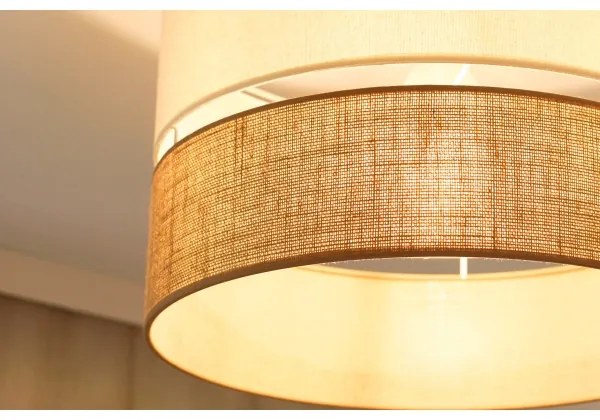 Brilagi - Lampadario a plafone ROYAL YUTE 1xE27/15W/230V diametro 40 cm beige/color crema