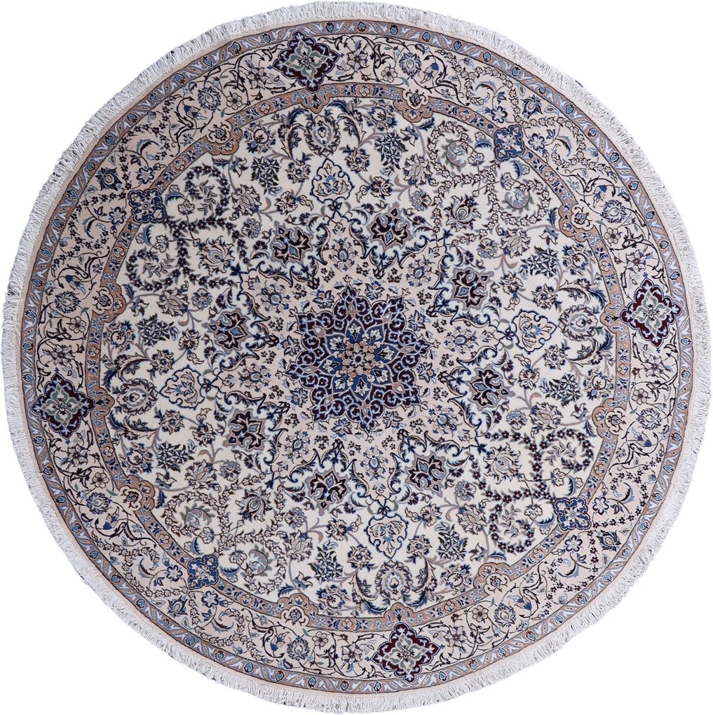 Nain Tappeto persiano 200 x 200 (Iran) Annodato A Mano