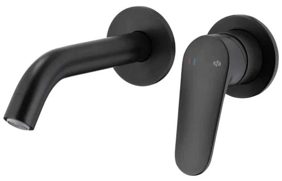KFA Armatura 5559-810-81 - Rubinetto per lavabo da incasso OTAVA opaco nero