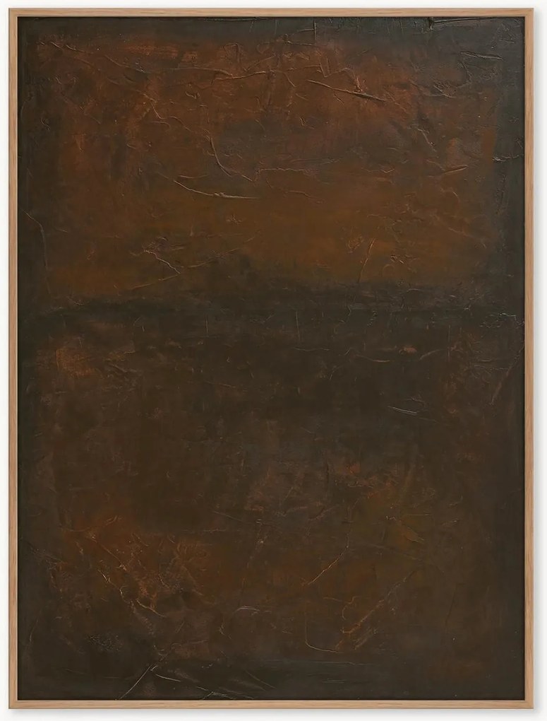 Quadro su tela incorniciato dipinto a mano After Dark