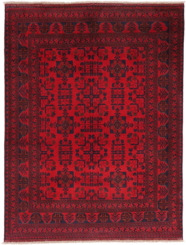 Afghan Tappeto 200x160 (Afghanistan) Annodato A Mano