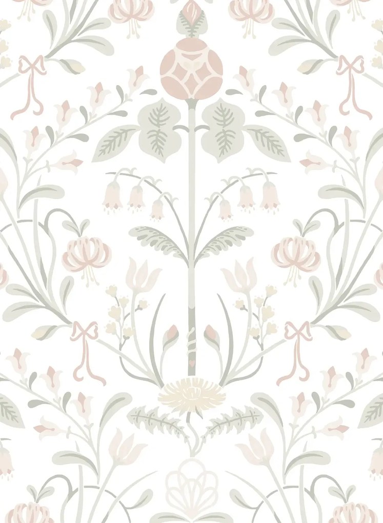 Sandberg Carta da parati Till Carl - Powder Pink