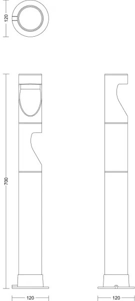 Philips - Lampada LED da esterno GARDENLINK DESI LED/1,5W/24V 2700K IP44
