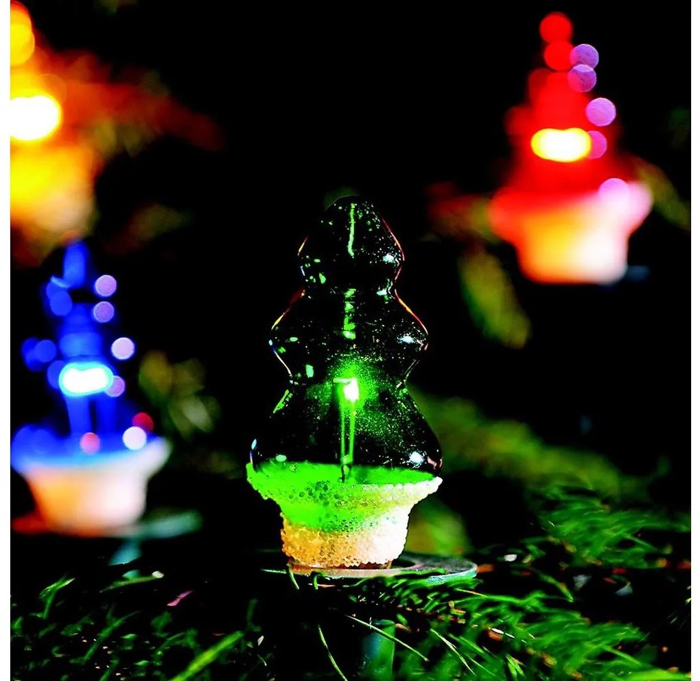 Catena di Natale ALBERO 12xE10 10,7m multicolor