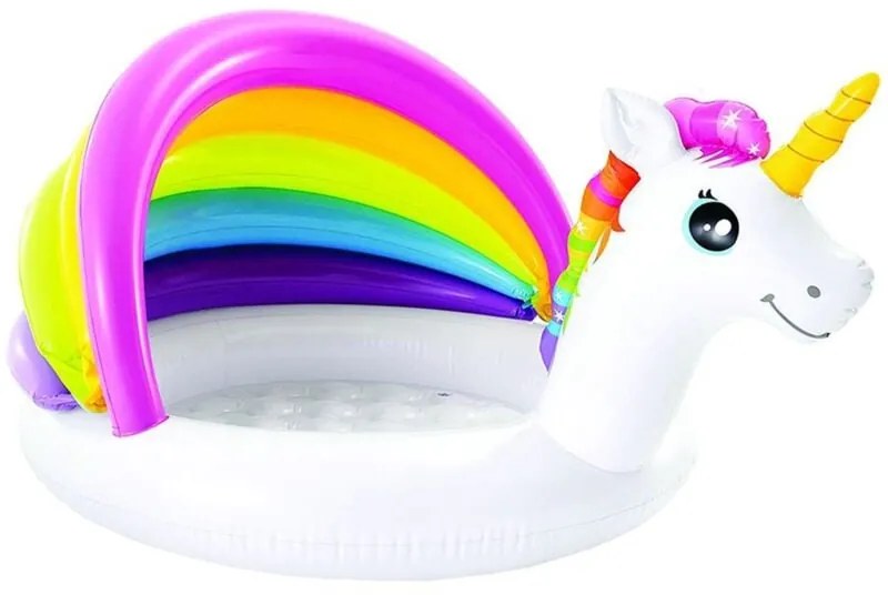 Intex - Piscina gonfiabile unicorno 1-3 anni - ø cm.127x102x69 - peso kg.1,75 (57113)