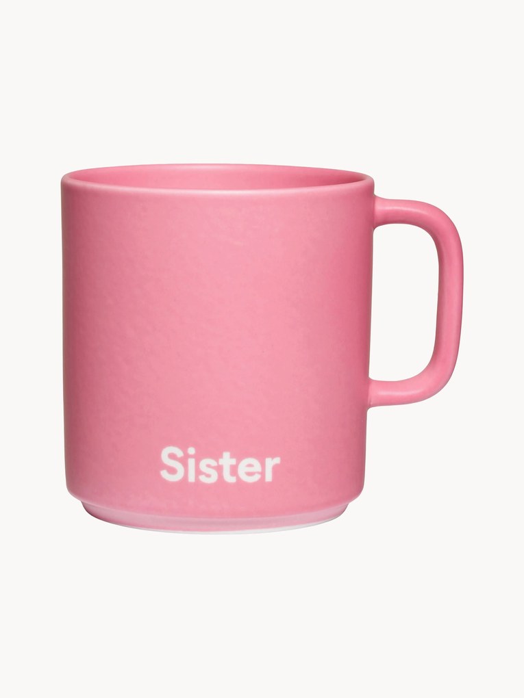 Tazza con scritta Favourite SISTER