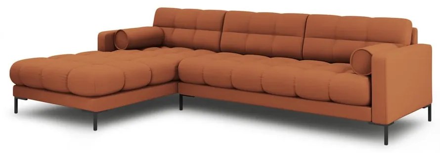 Divano angolare color mattone (angolo sinistro) Bali - Cosmopolitan Design