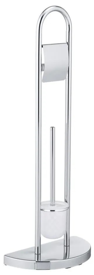 WENKO 16608100 - scopino WC COSENZA 33x84 cm cromo lucido/satinato