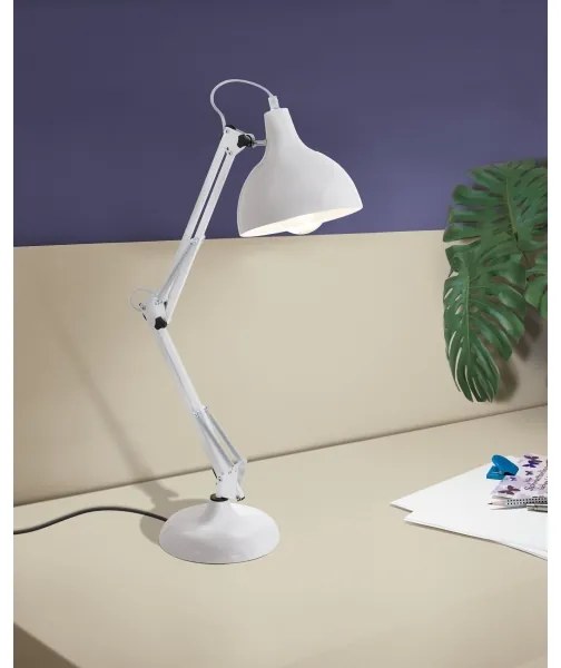 Eglo 94699 - Lampada da tavolo BORGILLIO 1xE27/40W/230V