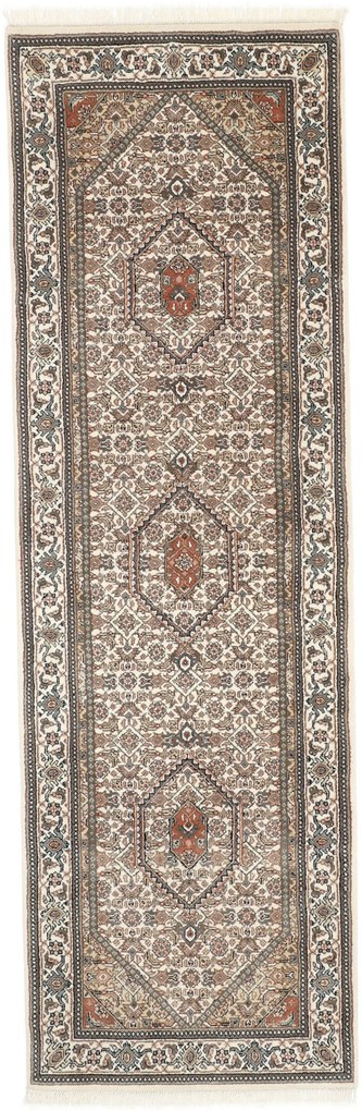 Bidjar Tappeto 250x80 (Indian) Annodato A Mano