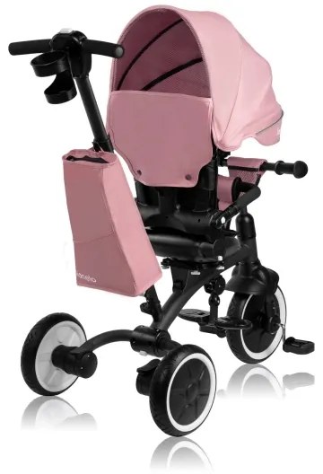 Lionelo - Triciclo per bambini TRIS PLUS Pink Rose