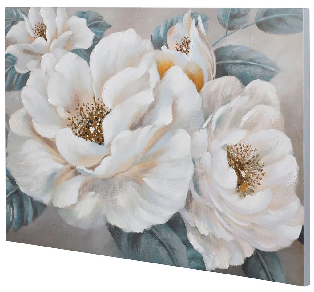 Quadro Home ESPRIT Rose Romantico 120 x 3,7 x 80 cm (2 Unità)