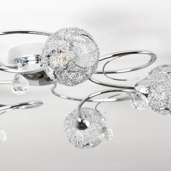 Eglo 32103 - Lampadario a plafone LED VELAGO 5xG9/33W/230V cromo lucido