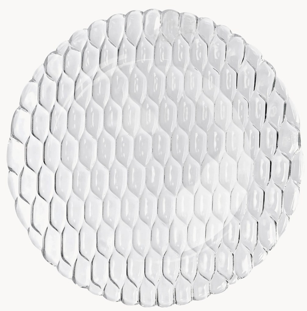 Piatti piani con motivo strutturato Jellies 4 pz