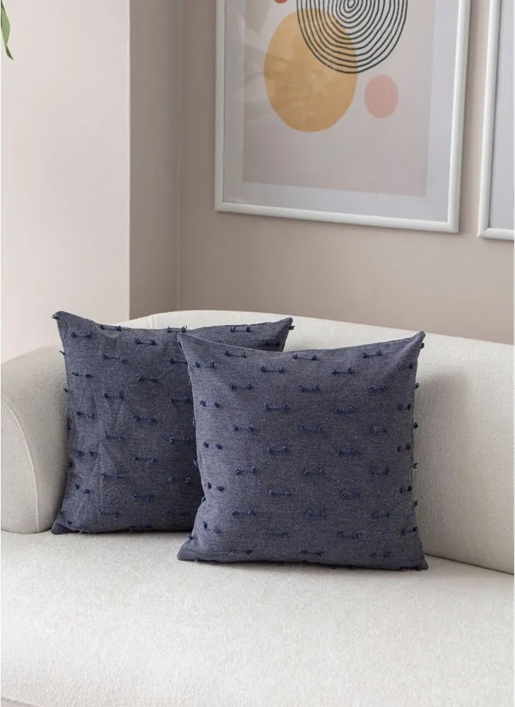 Federe decorative in set 2 pz 43x43 cm Tuffet – Mioli Decor