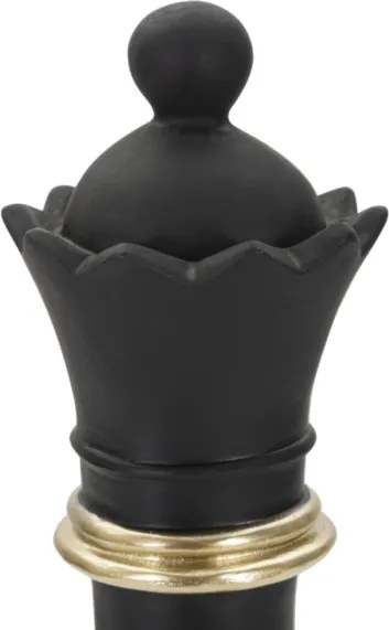 Regina Nera E Oro Cm Ø 9X25,5