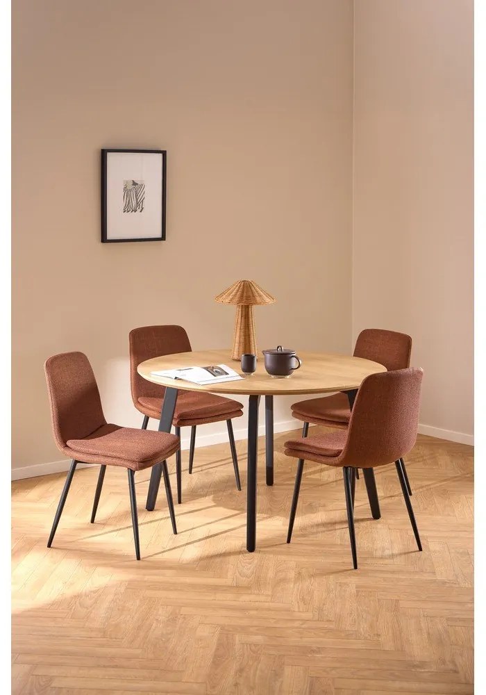 Sedia da pranzo color terracotta Becca – Actona