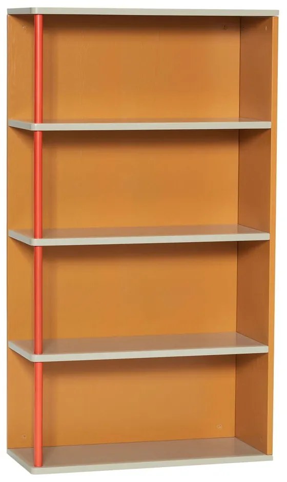 Libreria a parete arancione in legno di frassino 60x109 cm Apollo - Hübsch