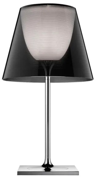 Flos KTribe Table 2 Lampada da tavolo 69 cm a luce diffusa in alluminio e diffusore esterno Fume