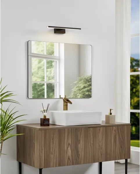 Eglo 901847-LED Illuminazione per specchio da bagno CONETTILLA LED/7W/230V 40 cm IP44 nero