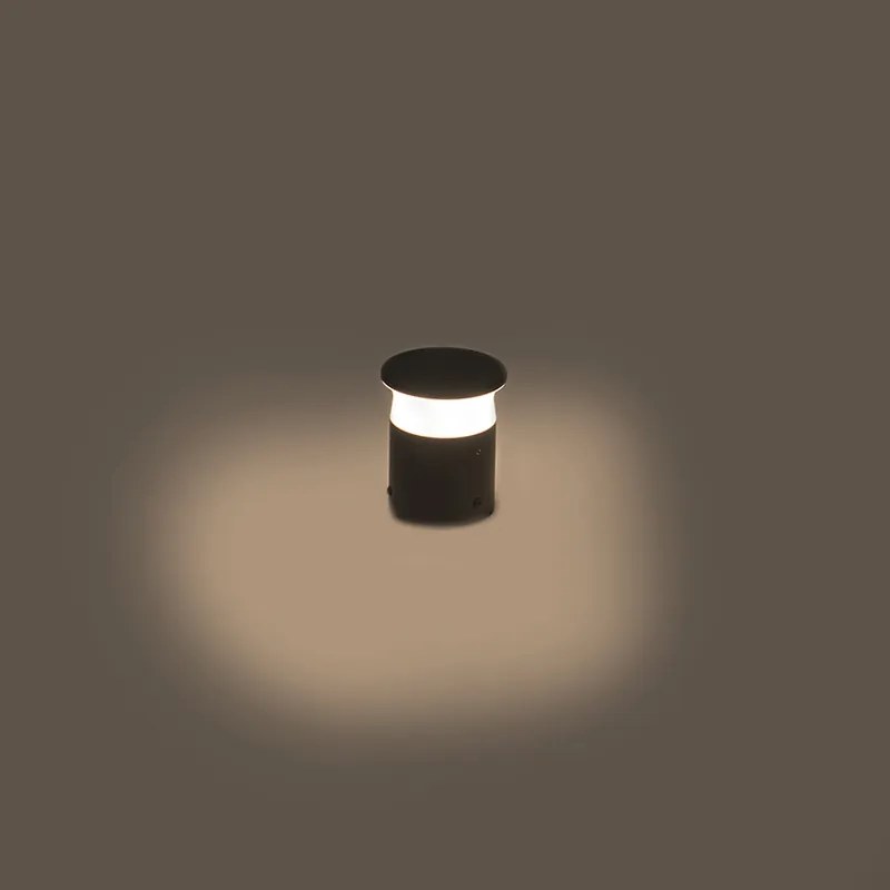 Lampada da esterno moderna grigio scuro 12 cm incl. LED - Bar