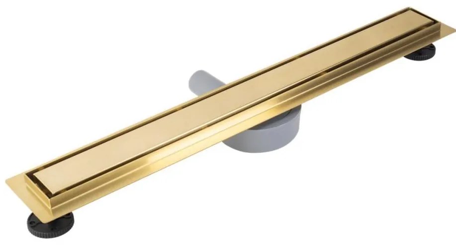 REA-G2704 - Canalina di scarico NEOX PRO 90 cm in acciaio inox/oro spazzolato