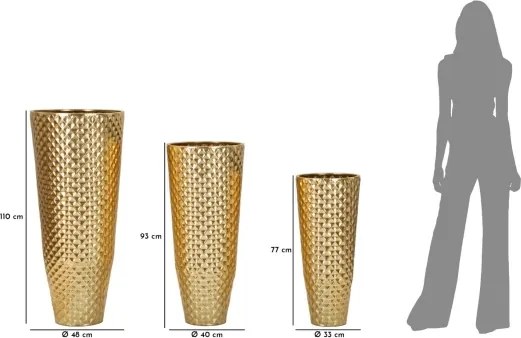 Porta Vasi Glotty Tris Cm Ø 48X110-40X93-33X77