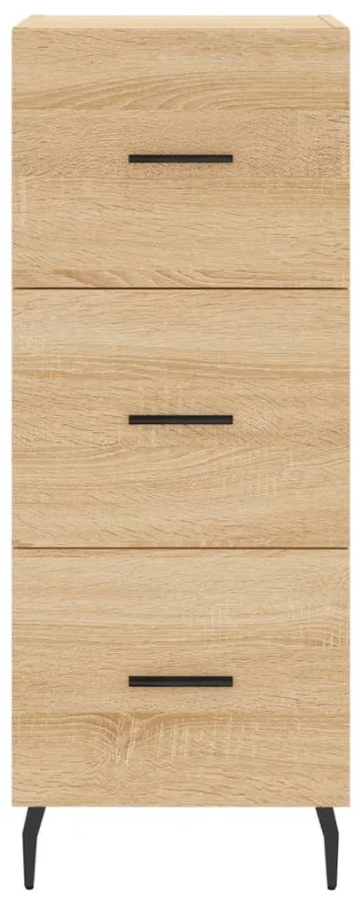 Credenza Rovere Sonoma 34,5x34x180 cm in Legno Multistrato