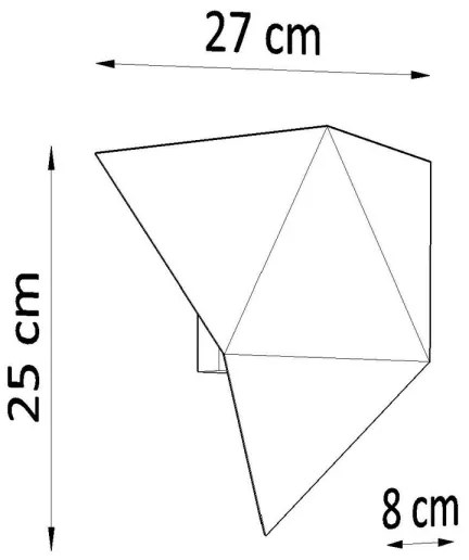 Applique SOLIDO 2xG9/40W/230V nero
