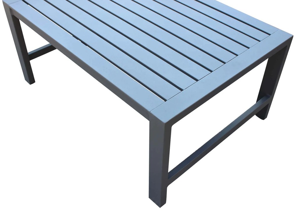 AULUS - salotto da giardino in alluminio 5 posti