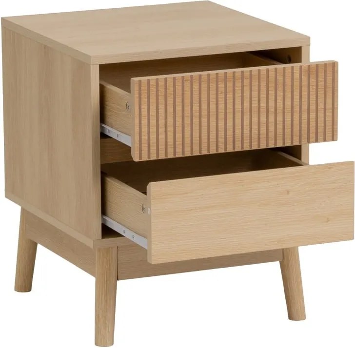 Comodino di colore naturale Iona – Casa Selección