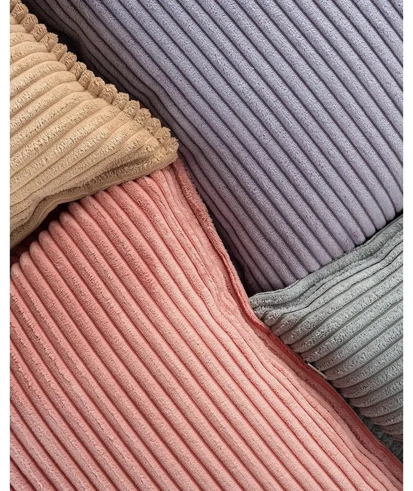 Cuscino per divano da bambini rosa con rivestimento in velluto a coste Bolster – Wigiwama