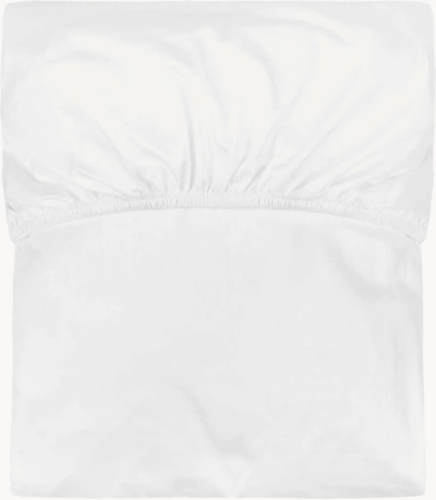 Lenzuolo con angoli in raso di cotone Oba