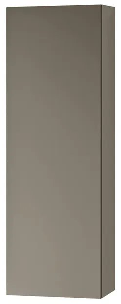 Pensile bagno Brera laccato opaco grigio londra, 1 anta apertura da sinistra P 17 x L 30 x H 90 cm