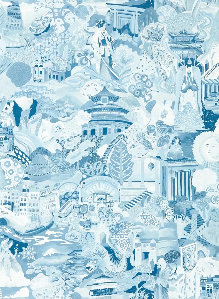 Harlequin Carta da parati Journey of Discovery - Wild Water/ Exhale