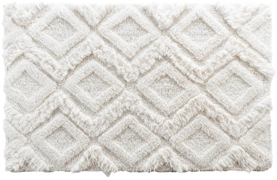 Tappetino per il bagno bianco 50x80 cm Ikatis – douceur d'intérieur