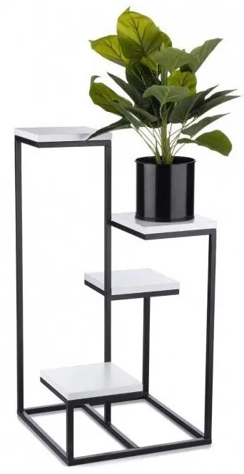 Portafiori KASKADA 79x40 nero/bianco