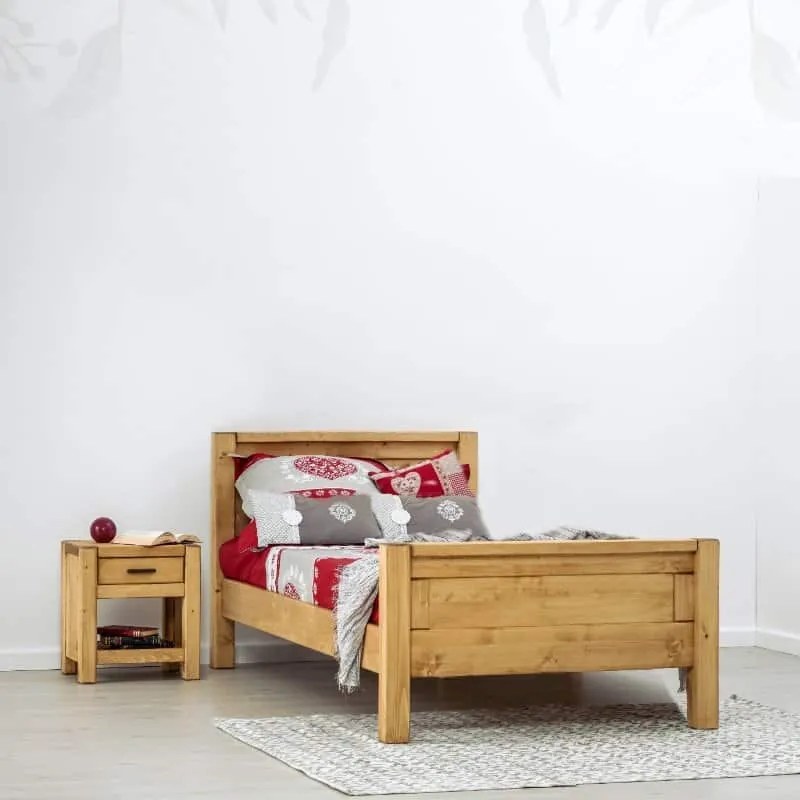 Letto rustico pediera alta - LM-AD016AB-PA