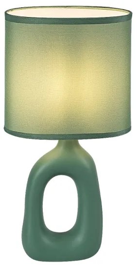 Rabalux 74071 - Lampada da tavolo SYLIRA 1xE14/40W/230V verde