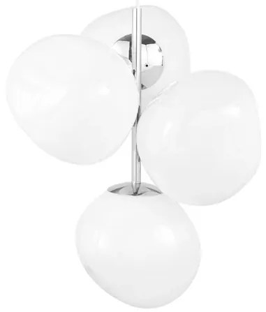 Melt Lampadario Small Opal/Silver - Tom Dixon