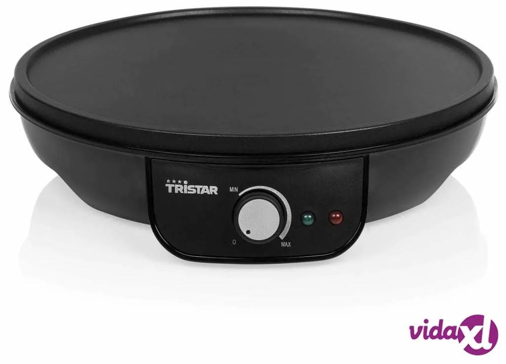 Tristar Padella Elettrica per Crepes 1000 W 30 cm Nera