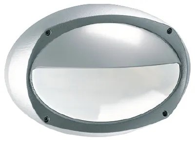 Lem Oval Led Con Griglia E Diffusore In Vetro O In Policarbonato 13W 3000°K