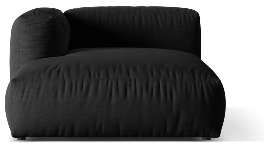 Modulo divano nero (angolo sinistro) Martina - Micadoni Home